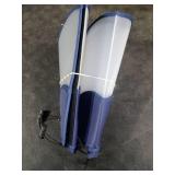 Hard & Heavy Plastic Dog Cone Collar Alternative for Lab Golden GSD (Small&Medium Sized) After Surgery, Large Adjustable Recovery Cone Anti-Lick, Elizabethan Protective Cone of Shame for Healing