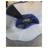 Hard & Heavy Plastic Dog Cone Collar Alternative for Lab Golden GSD (Small&Medium Sized) After Surgery, Large Adjustable Recovery Cone Anti-Lick, Elizabethan Protective Cone of Shame for Healing