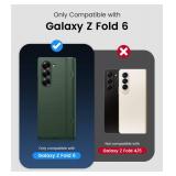 BXYJY for Samsung Galaxy Z Fold 6 Case Slim with Kickstand & Tempered Screen Protector & Hinge Protection, 360° Full Body Shockproof Protective Phone Case for Samsung Galaxy Z Fold6 2024, Gre