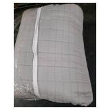 Comfort Spaces Daybed Cover - Luxe Double Sided-Quilting, All Season Cozy Bedding with Bedskirt, Matching Shams, Kienna Grey 75x39 5 Piece,100% Microfiber