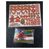 Christmas Banner Grinches Party Decorations Drink Up Banners Indoor, Glittery Christmas Decor Banner, Red Green Banner for Home Fireplace Decor