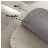 MaxW Winter Merino Wool Insoles for Women Soft Warm Shoe Inserts Fleece Shoe Pads Replacement for Slippers Boots F9