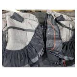 HChengkikz Car Seat Covers, Quilting Leather Seat Cover Two Front Seats, Waterproof Faux Leather Automotive Seat Covers for Cars,Universal Car Interior Fit for Suvs,Trucks, Airbag Compatible (2PCS,N4)