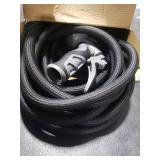 Relxitl Garden Hose, Flexible Water Hose, Ultra Lightweight Non-Expanding hose with 10 Function Sprayer, Leak proof, Pressure Resistant for Yard, Outdoor (Black, 25FT)