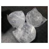 Tanlade Acrylic Floral Centerpiece for Dining Table Decorations Wedding Round Flower Vase Centerpiece Vases Table Low Flower Holder with Holes for Home Birthday Party(3 Pcs,6.69 Inches)