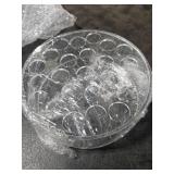 Tanlade Acrylic Floral Centerpiece for Dining Table Decorations Wedding Round Flower Vase Centerpiece Vases Table Low Flower Holder with Holes for Home Birthday Party(3 Pcs,6.69 Inches)