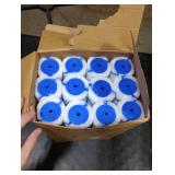 Leumoi 12 Pcs 14 Inch 3/8 Nap Paint Roller Covers Bulk Microfiber Refill Roller Cover with End Caps Painter Lint Free Paint Kit Home Repair Tools for Most Types of Surfaces