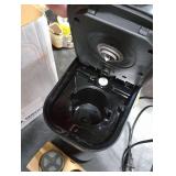 Tastyle Single Serve One Cup Coffee Maker, for K Cups and Grounds, Mini Coffee Maker with Portable Handle, 6 to 12 Oz Brew Size, for Travel, Camping, Office, RV and Dorm, 120V, Black and Gold