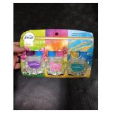 Febreze Plug In Air Freshener, Odor-Fighting Scented Oil Refill, Premium Spring Mix, 3 Refill
