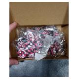 JOPHMO 24 Pieces Christmas Wood Ornaments Snowflake Gnome Snowman Truck Wooden Hanging Ornaments Christmas Tree Cutouts Wood Crafts Holiday Decor Xmas Party Supplies (Xmas-Mixed-A)