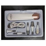 Professional Manicure Pedicure Kit, Electric Nail File Set, Cordless Electric Nail Drill Machine, 5 Speeds Hand Foot Care Tool for Nail Grind Trim Polish(White)