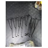 10pcs Pegboard Shelf Brackets 8in