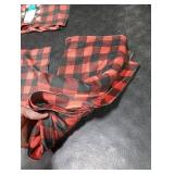 SmoothNovelty 3 Pcs Christmas Gnome Bath Towel Sets Large Red Black Buffalo Plaid Checkered Bath Hand and Facial Towels for Bathroom Absorbent Snowman Snowflake Embroidered for Home Xmas Gift