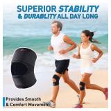 HUETIDE Knee Brace for Knee Pain Women and Men Patellar Tendon Support Strap,Adjustable Neoprene Knee Support Stabilizer for Meniscus Tear,Sports,X-Large