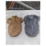 FabriCastle Small Dog Sweaters, 2-Pack Dog Clothes for Small Dogs Male & Cats, Ultra Soft and Warm Pet Coats, Winter Pet Jackets, Doggy Apparel Costumes Outfits