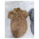 FabriCastle Small Dog Sweaters, 2-Pack Dog Clothes for Small Dogs Male & Cats, Ultra Soft and Warm Pet Coats, Winter Pet Jackets, Doggy Apparel Costumes Outfits