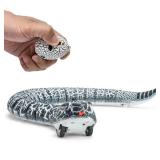 Top Race Remote Control Rattle Snake - Realistic Robot Snake Toy with Infrared Receiver - Rc Animal Prank Toy Perfect for Kids Ages 4 Up or for Adult Pranks - Makes a Great Gift