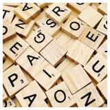 BULK Wood Letter Tiles, Wooden Tiles for Crafts DIY Wood Gift Decoration Making Alphabet Coasters