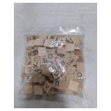 BULK Wood Letter Tiles, Wooden Tiles for Crafts DIY Wood Gift Decoration Making Alphabet Coasters