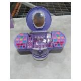 PERRYHOME Kids Makeup Sets for Girls 5-8, 59 Pcs Washable Real Cosmetic Set with Mirror, Non-Toxic Girls Makeup Kit, Toddler Nail Polish Kit, Princess Toys & Birthday Gifts for 3-12 Years Old(Purple)