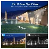 Security Cameras Wireless Outdoor Indoor, 2K Battery Powered WiFi Camera for Home Security, AI Motion Detection, Color Night Vision, IP66 Weatherproof, 2-Way Talk, Siren Alarm, SD/Cloud Storage