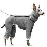 Esobo Fashion Winter Dog Warm Coat Jacket Four-Legged Neck Warm Pet Sweaters for Small Medium Large Dogs