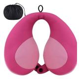 INFANZIA Kids Chin Supporting Travel Neck Pillow, Helps Support Head and Neck, Comfortably Designed for Head, Neck, and Chin Support - Gifts for Toddler/Child/Kids, Pink