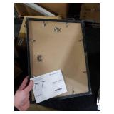 upsimples 12x16 Picture Frame, Display Pictures 8.5x11 with Mat or 12x16 Without Mat, Wall Hanging Photo Frame, Black, 1 Pack