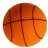 Shocenker Silent Basketball Dribbling Indoor,Foam Basketball Silent Easy Grip Quiet Ball Size 7/5/3 Practice Feel Foam Indoor Training Lightweight (Size 3)