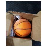 Shocenker Silent Basketball Dribbling Indoor,Foam Basketball Silent Easy Grip Quiet Ball Size 7/5/3 Practice Feel Foam Indoor Training Lightweight (Size 3)