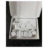 2000W Voltage Converter US to Europe, 220V to 110V Converter for European Travel, Power Adapter for Hair Dryer, European Travel Plug Adapter with 3 AC 2 USBC 2 USBA Ports (White)