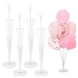 Balloon Stand Kit - 4 Sets with Balloon Sticks, Stands for Table & Floor, Archer with Base for Parties & Decorations