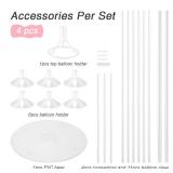 Balloon Stand Kit - 4 Sets with Balloon Sticks, Stands for Table & Floor, Archer with Base for Parties & Decorations