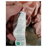 BEDELITE Satin Sheets Queen Size, Luxury Jacquard Striped Rose Pink Bedsheets with Elastic Corner Straps, Similar to Silk Sheets Set 4 PC with 1 Deep Pocket Fitted Sheet, 1 Flat Sheet, & 2 Pillowcases