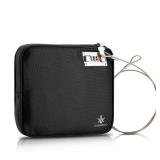 KOSMCCO Anti-Theft Locking Beach Bag, 9x7.5-inch Portable Beach Safe for Securing Your Valuables and Phone Black