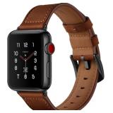 Cinors Premium Smart Watch Band Brown Leather