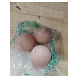 BOLSIUS 3 Pack Misty Pink Rustic Ball Pillar Candles - 3 Inch - Premium European Quality - Includes Natural Plant-Based Wax - Unscented Dripless Smokeless 25 Hour Party DÃ©cor and Wedding Candles