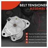 A-Premium Belt Tensioner Assembly with Pulley Compatible with Mercedes-Benz C230 C350 CLK350 CLS550 E550 GL450 ML350 R350 S550 SLK280 & Dodge Sprinter 2500 3500, Replace# 2722000270, 2722000070