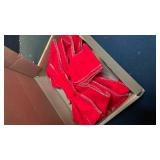 Fovths 2 Pieces Red Christmas Bows 20 x 12 Inches Large Velvet Christmas Wreath Bow with Glitter Gold Edge Christmas Tree Topper Ornament Bow for Christmas Home Indoor Outdoor Door Decor