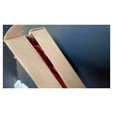 Fovths 2 Pieces Red Christmas Bows 20 x 12 Inches Large Velvet Christmas Wreath Bow with Glitter Gold Edge Christmas Tree Topper Ornament Bow for Christmas Home Indoor Outdoor Door Decor