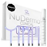 Pure Daily Care NuDerma Clinical Portable Skin Therapy Wand, Machine with 6 Fusion Neon + Argon Wands â Anti Aging - Clarifying - Skin Tightening & Radiance - Wrinkle Reducing