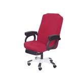 SARAFLORA Office Chair Cover- Medium, Red- Removable Computer Chair Cover for Office Chair with Zipper for Universal Rotating Chair Desk Chair Cover Chair Seat Washable Protector for Pets