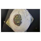 Weather Stripping Door Seal Self Adhesive Weather Strip Silicone D Shaped Door Seal Strip for Door Frame/Window Seal, 20FT, White Color (9/16\" W Ã 15/32\" T)