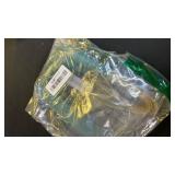 MECCANIXITY 15Pcs Faux Pampas Grass,21\"/55cm Fake Pampas Grass Decor for Living Room Party Wall Vase Wedding Decoration,Light Blue