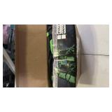 Silkfly Halloween Inflatable Dinosaur Costume Skeleton Tyrannosaurus Halloween Costume Blow Fancy Dress for Party Cosplay (Green,Adult Size)