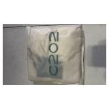 C202 Long Sleeve Shirts for Women Mock Turtleneck Tops Merino Wool Knit Going Out Top Basic Fitted Tee Shirt Fall Fashion, Cream White Large