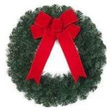 Christmas Wreath With Bow