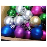 Sumind 48 Pieces Christmas Ball Ornaments Mini Matte Multicolor Hanging Ornament Xmas Ball Tree Miniature Decorations for Christmas Tree Party Decor(1.2 Inch,Multicolored)
