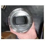 Ideus 20 oz Tumbler, Travel Coffee Mug with Splash Proof Sliding Lid, Double Wall Stainless Steel Vacuum Insulated Coffee Mug for Home and Office, Keep Beverages Hot or Cold, Blood Red