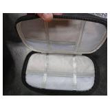 Travel essentials Electronic Cable Organizer Pouch Accessories Carry Case Portable Waterproof Double Layers multifunctional Storage Bag for Cord, Charger, Earphone, Black, M